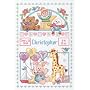 Dimensions Crafts Birth Record For Baby Counted Cross Stitch Kit 10"X14" 13650, 1 Item(s)/Order