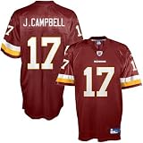 Washington Redskin Jerseys : Reebok NFL Equipment Washington Redskin #17 Jason Campbell Burgundy Youth Replica Football Jersey