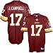 Washington Redskin Jerseys : Reebok NFL Equipment Washington Redskin #17 Jason Campbell Burgundy Youth Replica Football Jersey