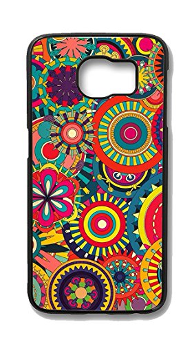 S6 Case, Galaxy S6 Cases, Custom Cartoon Gear Hard PC Sumsang Galaxy S6 Black Case Shock Absorpt Protect for Samsung Galaxy S6