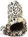 Ladies/Womens Faux Fur Ankle Length Animal Print Slipper Boot/Booties