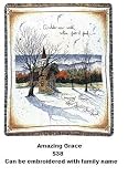 Amazing Grace Tapestry Throw