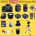 Sony Alpha A550L Digital SLR with 18-55mm Lens + 75-300mm Lens + HUGE ACCESSORIES PACKAGE INCLUDING WIDE ANGLE MACRO LENS + 2X TELEPHOTO + 3 PC FILTER KIT + 8GB SDHC MEMORY CARD + 2x EXTENDED LIFE BATTERIES + CARRYING CASE + TRIPOD & MUCH MORE !!
