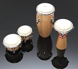 Produkt-Bild: Percussion Set mit Conga, Bongos und Djembe mit Tragetasche
