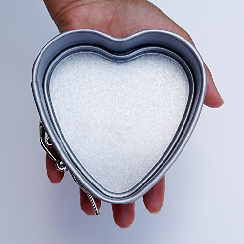 Vanika Non-Stick Heart Shaped Springform Cake Pan