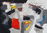 Art print 'Tambaran' by Jos van den Berg - image size w 100 cm x h 70 cm Kitchen & Housewares