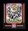 2003-04 New England Patriots NFL Framed Photograph Super Bowl XXVIII Collage with Team Medallion