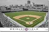 Chicago Cubs Wrigley Field MLB Art Poster Print 22x34
