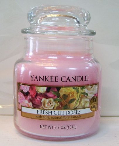 Fresh Cut Roses - 3.7 Oz Small Jar Yankee Candle
