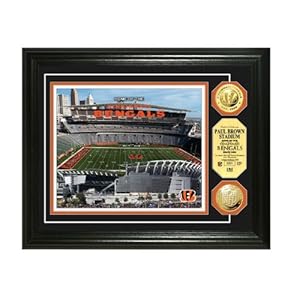 Paul Brown Stadium Gold Coin Photo Mint from The Highland Mint