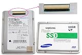 64GB Samsung SLC SSD IDE ZIF Hard Drive MCCOE64GEMPP-01A