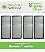 Crucial Vacuum Replacement Vacuum FIlter Part # 86889, 20-86889, 40324 - Compatible With Kenmore Vacs - Kenmore EF1 HEPA Style Filter Fits Whispertone & Progressive - For Home Use (8 Pack)