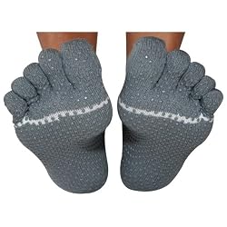 ToeSox Yoga / Pilates Toe Socks, Organic Cotton