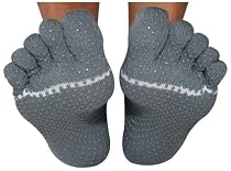 ToeSox Yoga / Pilates Toe Socks, Organic Cotton