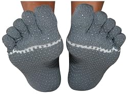 ToeSox Yoga-Pilates Toe Socks with Grips