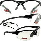 Bad Boys Clear Lens Sunglasses Motorcycle ATV Sports Eyewear