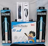 Kit for Nintendo WII (15 in 1 Sports Pack, 2 Light Sword, Wireless Control  ....