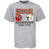 Ash Georgia Bulldogs vs. Tennessee Volunteers Gridiron Showdown T-shirt