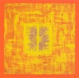 IMAGE OF Davide Pagani - The Life Tree Size 27x27 HIGH QUALITY CANVAS Print With Light Added BRUSHSTROKES Davide Pagani 27x27