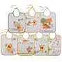 Babycalin - DIS201103 - Lot de 7 Bavoirs - Doodle Craft - Fermeture Lacets