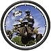 ATV ~Wall Clock~ 4 wheeler quad race racing four parts