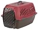Petmate Pet Taxi Fashion Kennel, Large, Samba Red/Coffee Grounds