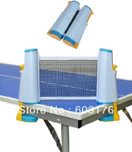 Portable Stretch Table Tennis Rolling Net Flexible Ping-pong Post