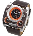 Diesel Men's Brown Leather Watch #DZ1242