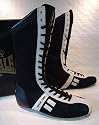 LONSDALE LONDON MASK BLACK+WHITE Sneakers - Boots + Boxerstiefel Black - Schn&uuml;rstiefel mit Langschaft (Aktions- Sonderpreis)