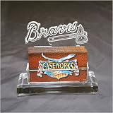 Atlanta Braves MLB Baseball Business Card Holder w/ Gift Box