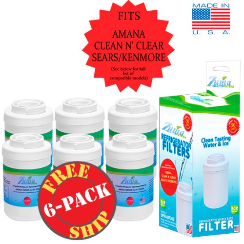 6 Pack Sears 4609090140000 Compatible Refrigerator Water Ice Filter by