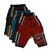 Multi color pure cotton half phant combo pack of 5 pieces RS.1013.00