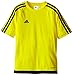 adidas Kids' Soccer Estro Jersey, Yellow/Black, X-Large