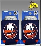 SET OF 2 NEW YORK ISLANDERS NHL CAN KADDY KOOZIE COOLER