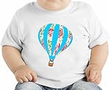 Floral Air Balloon オーガニックベビーTシャツ 12 - 18 Months
