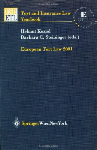 Yearbook on European Tort Law 2001