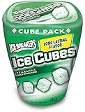 Ice Breakers Ice Cubes Sugar Free Gum, Spearmint, 40 Count
