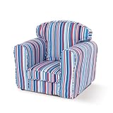 Loose Cover Chair Sky Stripe