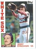 1984 Topps # 619 Jerry Dybzinski Chicago White Sox Baseball Card