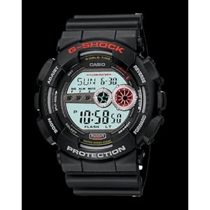 G-Shock - Men GD100-1A Classic Xlarge Watch in Black/Neutral