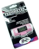 Digital Pedometer with belt clip and built in Shrill attack alarm LED torch and Clock