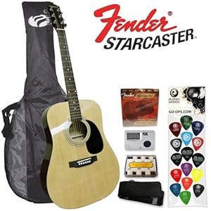 Fender Starcaster Acoustic Natural Guitar Kit