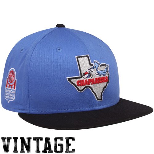 New Era Dallas Chaparrals Royal Blue-Black 9FIFTY Snapback Adjustable Hat