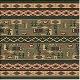 IMAGE OF Pastiche Wide Ruins Autumn Forest Southwestern Rug Size: 5'4