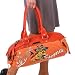 Apparel : Ed Hardy Sandy Canvas Satchel with Leather Trim, Orange