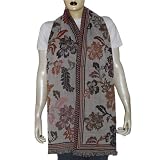 Rectangular Wool Scarf Women Winter Clothes Handmade 27 x 72 inches (jstl395)