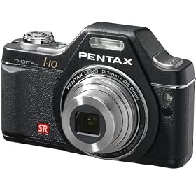 Pentax Optio I-10 Digital Camera - Classic Black (12MP, Wide Angle 5x Optical Zoom) 2.7 inch LCD
