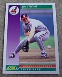 1992 Score Jim Thome # 859 MLB Baseball Rookie Prospect Card