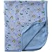 Puppy & Frog Print Receiving Blanket