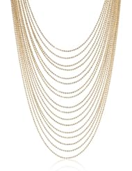 Signature 1928 "1928 Signature Gold" Gold Multi-Chain Layered Necklace, 15.3"